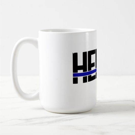 Polizeiheld Tasse (Links)