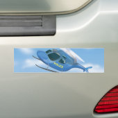 Polizeihubschrauber Autoaufkleber (Auf Auto)