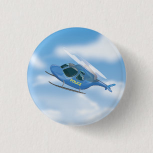 Polizeihubschrauber Button