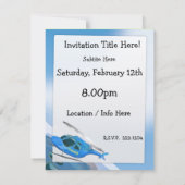 Polizeihubschrauber Einladung (Rückseite)