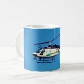 Polizeihubschrauber Kaffeetasse (Vorderseite Links)
