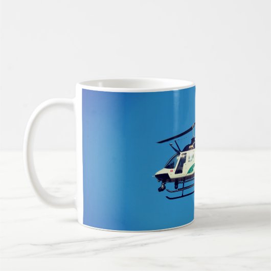 Polizeihubschrauber Kaffeetasse (Links)