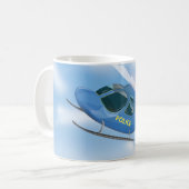 Polizeihubschrauber Kaffeetasse (Vorderseite Links)