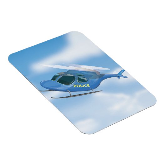Polizeihubschrauber Magnet (Rechte Seite)