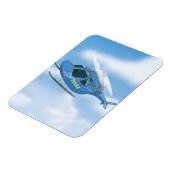 Polizeihubschrauber Magnet (Linke Seite)