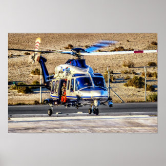 Polizeihubschrauber Poster
