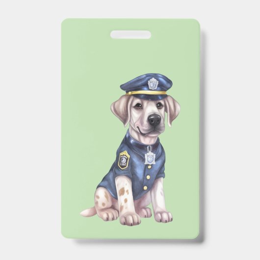 Polizeihund Clipart | Ausweis (Vorderseite)