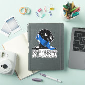 Polizeihund K9 Gedächtnishelden leben ewig Auto Aufkleber (iPad Hülle)