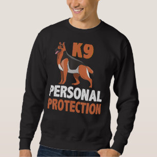 Polizeihund K9 Offizier Deutsche Schäferhirde Kani Sweatshirt