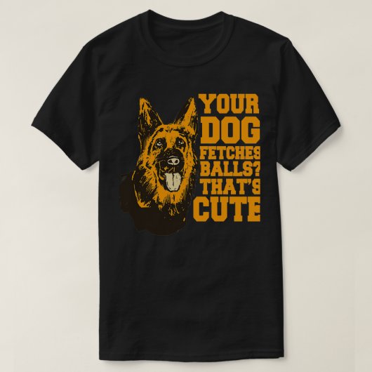 Polizeihund K9 Offizier Deutscher Schäferhund Ihr T-Shirt (Design vorne)