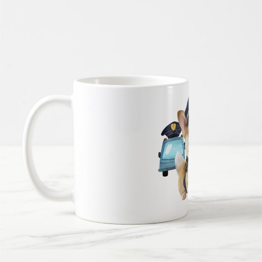 Polizeihund Kaffeetasse (Links)