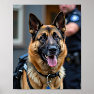 Polizeihund Poster