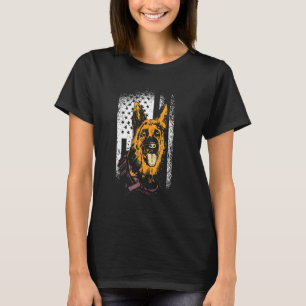 Polizeihund Rettungshund Deutscher Schäferhund T-Shirt