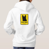 "Polizeihunde" Hoodie (Rückseite)