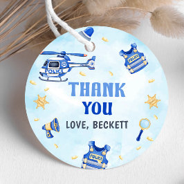 Polizeijunge 1. Geburtstag Party Geschenkanhänger