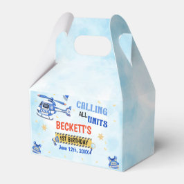 Polizeijunge 1. Geburtstag Party Geschenkschachtel