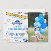 Polizeijunge 2. Geburtstags-Party Einladung (Vorderseite)