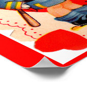 Polizeijunge Valentine der 30er Jahre Poster (Ecke)