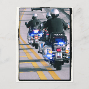 Polizeikarte Postkarte