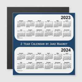Polizeikasten Blue 2 Year Calendar by Janz 2023-20 Magnetkarte