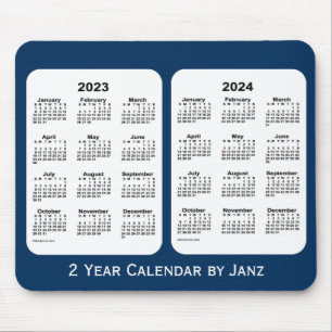 Polizeikasten Blue 2 Year Calendar by Janz 2023-20 Mousepad