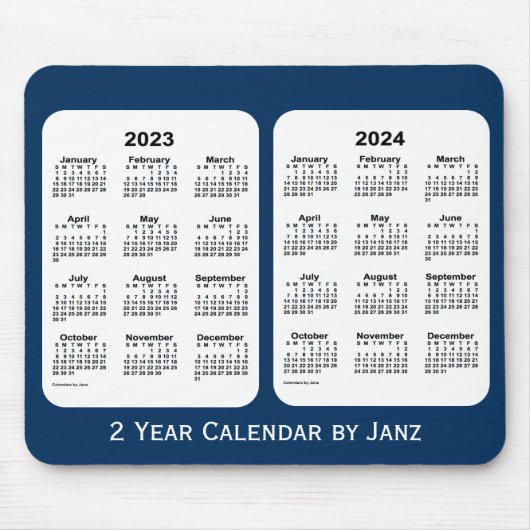 Polizeikasten Blue 2 Year Calendar by Janz 2023-20 Mousepad (Vorne)