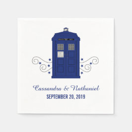 Polizeikasten Hochzeitspapier Napkins v3 Serviette