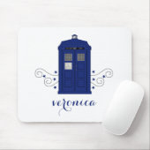 Polizeikasten Wirbel Mousepad (Mit Mouse)