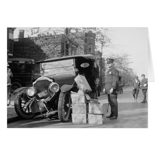 Polizeikorps-Bootleggers-Auto, 1922 (Vorderseite (Horizontal))