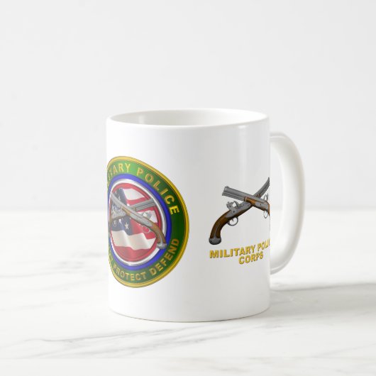 Polizeikorps der Polizei der Armee Veteran Kaffeetasse (VorderseiteRechts)