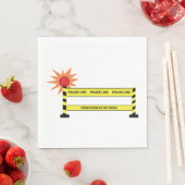 Polizeikriminalität Serviette (Beispiel)