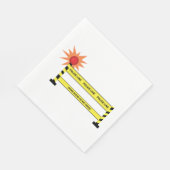 Polizeikriminalität Serviette (Ecke)