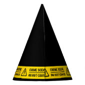 Polizeikriminalszene Party nicht gelb über der Lin Partyhütchen (Rückseite)