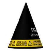 Polizeikriminalszene Party nicht gelb über der Lin Partyhütchen (Links)