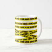 Polizeikriminalszene überschneidet keine amerikani kaffeetasse (VorderseiteRechts)