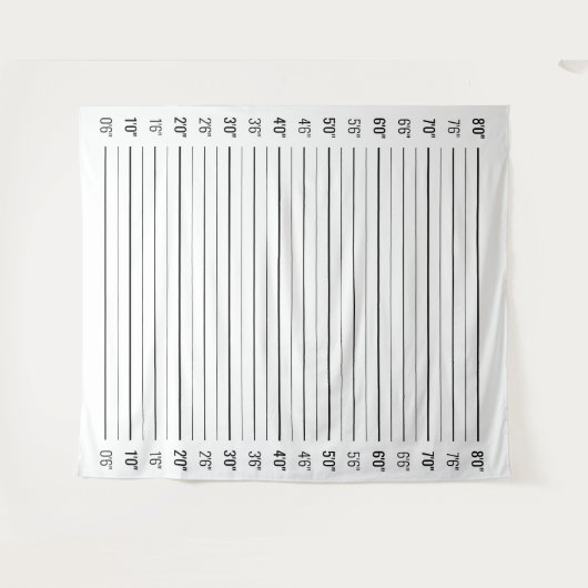 Polizeikriminelle Mugshot - weißer Hintergrund Wandteppich (Vorderseite (Horizontal))