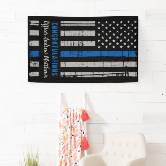 Polizeiliche Abschluss - Durchsetzung der Thin Blu Banner (Insitu)