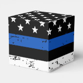 Polizeiliche Abschluss - Durchsetzung der Thin Blu Geschenkschachtel (Rückseite)