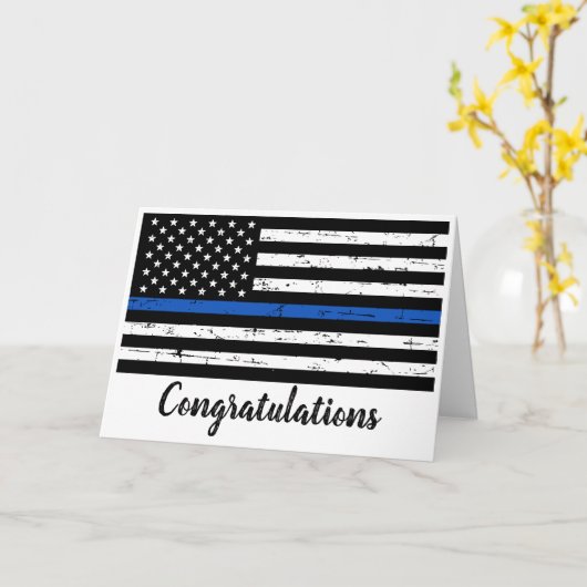 Polizeiliche Abschluss - Rechtsdurchsetzung Thin B Karte (Gelbe Blume)