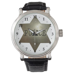 Polizeiliche Abzeichen Art Watch Armbanduhr