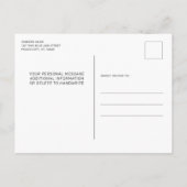 Polizeiliche Ahndung von Fotos Einladungspostkarte (Rückseite)