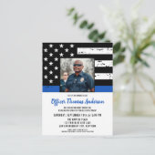 Polizeiliche Ahndung von Fotos Einladungspostkarte (Stehend Vorderseite)