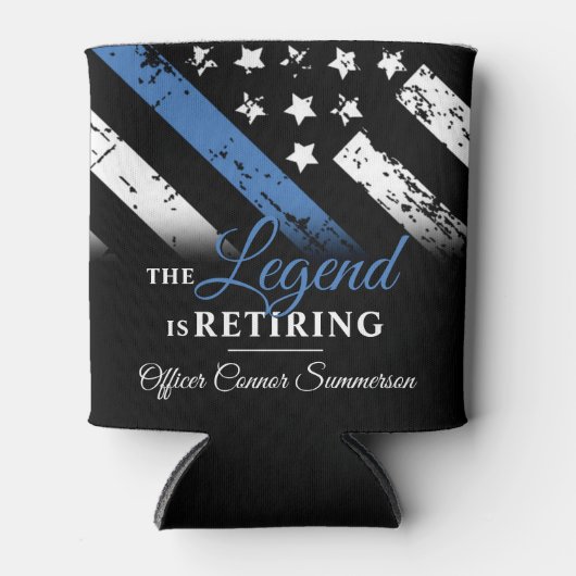 Polizeiliche Altersversorgung - Blaue Linie - Durc Dosenkühler (Vorderseite)