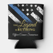 Polizeiliche Altersversorgung - Blaue Linie - Durc Dosenkühler (Vorderseite)