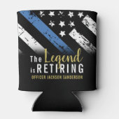 Polizeiliche Altersversorgung - Blaue Linie - Durc Dosenkühler (Rückseite)