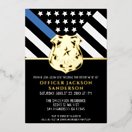 Polizeiliche Altersversorgung - Blaue Linie - Durc Folieneinladung