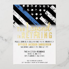 Polizeiliche Altersversorgung - Blaue Linie - Durc Folieneinladung