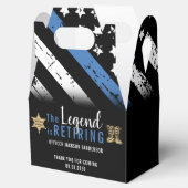 Polizeiliche Altersversorgung - Blaue Linie - Durc Geschenkschachtel (Geöffnet)