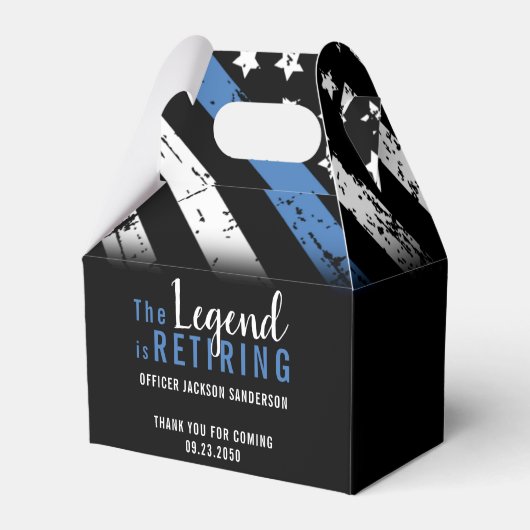 Polizeiliche Altersversorgung - Blaue Linie - Durc Geschenkschachtel (Vorderseite)