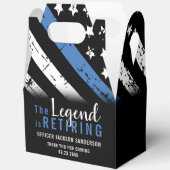 Polizeiliche Altersversorgung - Blaue Linie - Durc Geschenkschachtel (Offen)